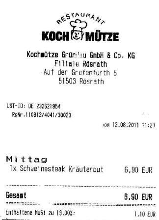 kabm Hffner Kochmtze Restaurant